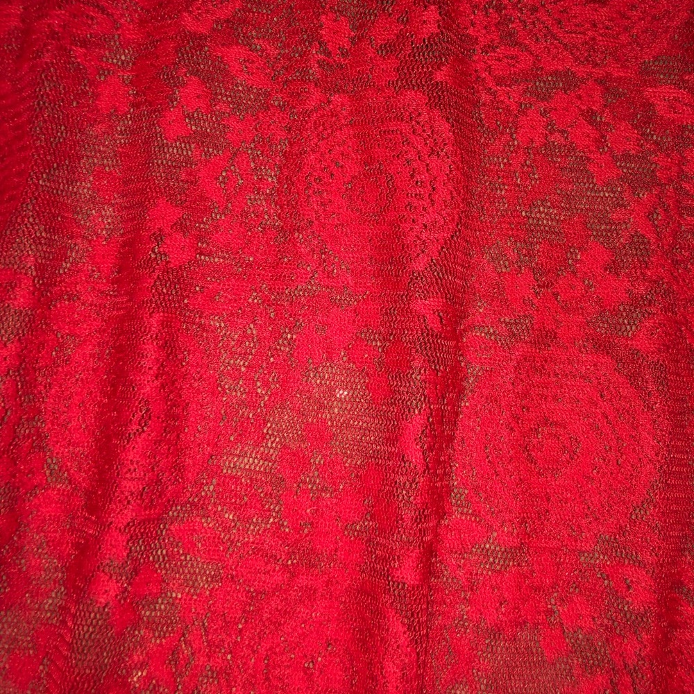 Red Savannah Rae Lace Maxi - Picture 4 of 7